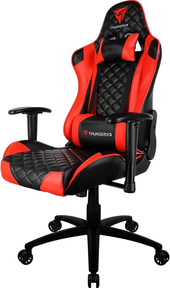 Cadeira Gamer ThunderX3 BC3 - Reclinável, Apoio Lombar, 180°