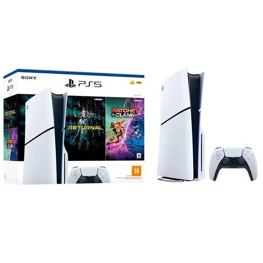 Console PlayStation 5 Digital Edition - SSD 825GB, Controle DualSense